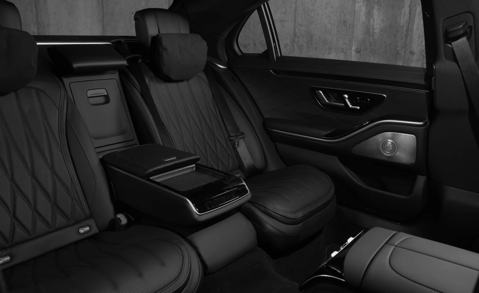 Mercedez S-Class back interior