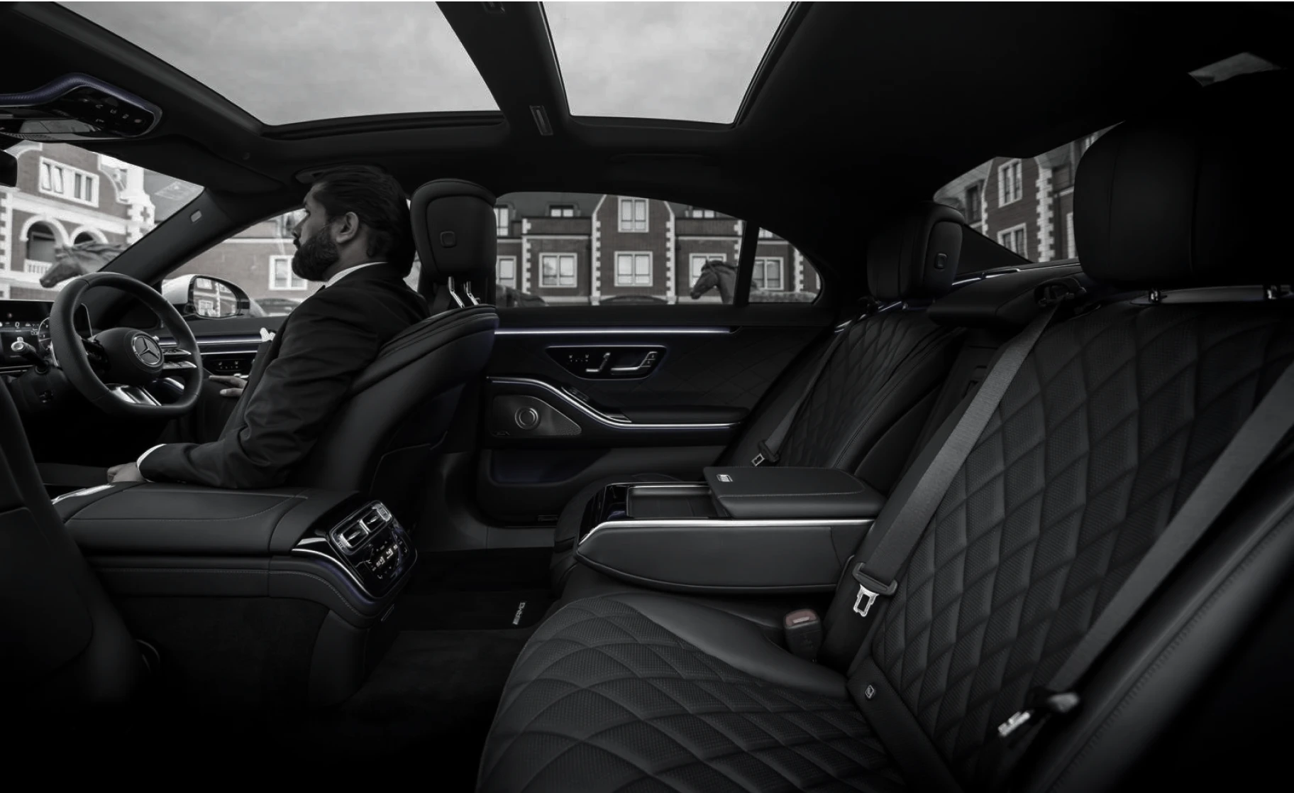 Mercedez S Class front interior