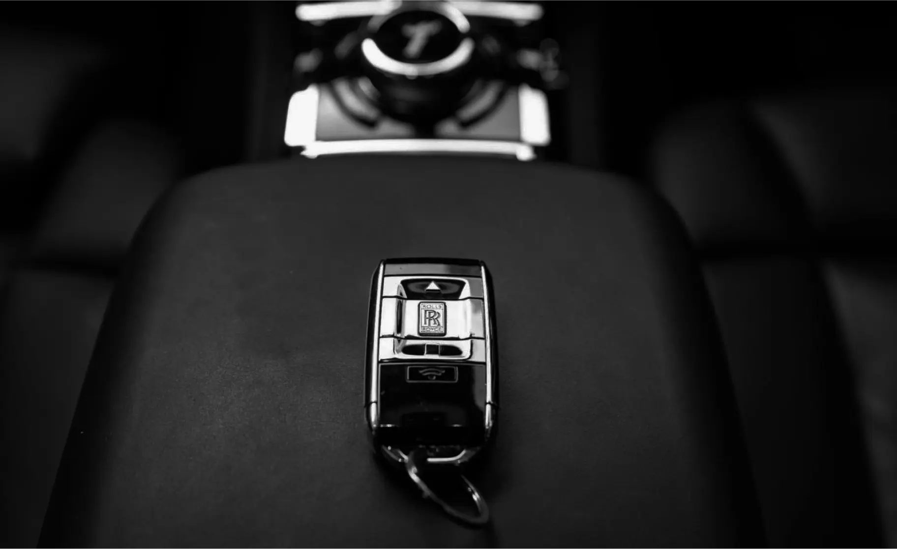 car keys on the dashboard